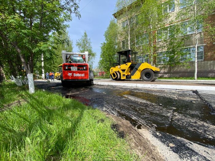 ​В УТС приступили к работам по асфальтированию