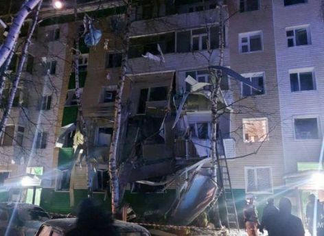 Пострадавший от взрыва дом в Нижневартовске будут сносить