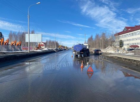 В Сургуте «Камаз» протаранил Audi - пострадал водитель легковушки