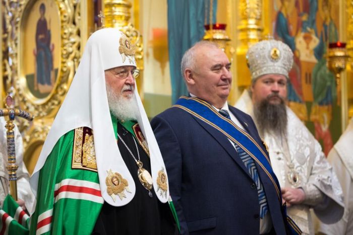 ​Патриарх Московский и всея Руси Кирилл наградил руководство «Сибпромстроя» орденами РПЦ