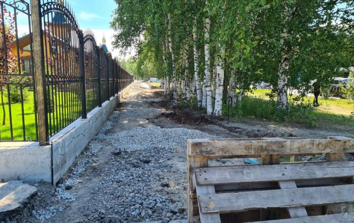 Вартовчане получат новую пешеходную зону рядом с храмом