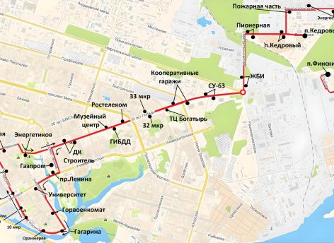 В Сургуте изменят маршруты трех автобусов в апреле
