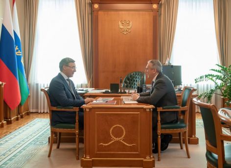 Александр Моор и Валерий Фальков обсудили перспективы работы