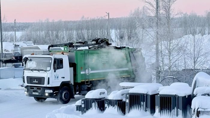 Низкие температуры повлияют на сбор мусора с контейнерных площадок в Югре