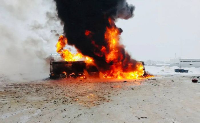 Сургутские врачи сообщили о состоянии пострадавших при пожаре на АЗС в районе Солнечного