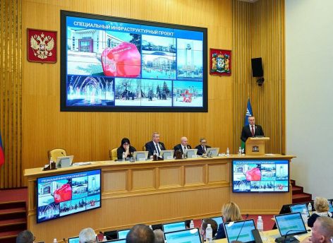 ​Руслан Кухарук отчитался о работе правительства: соцподдержка, добыча нефти, новые школы и рекорды в экономике