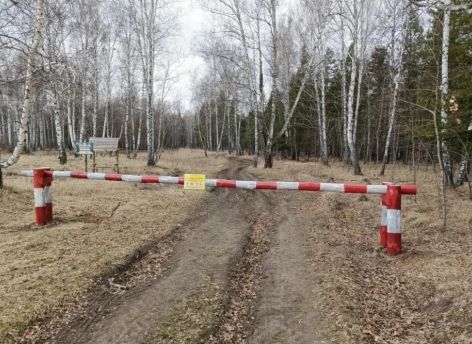 В Тюменской области на въездах в леса устанавливают шлагбаумы