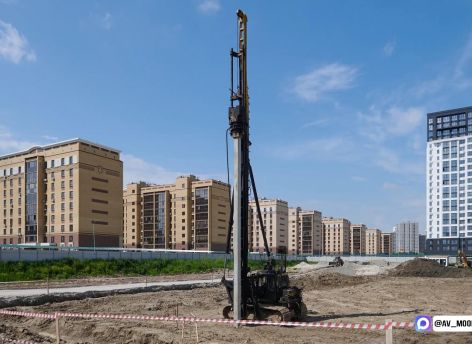 В Тюмени начали строить школу на 1400 мест в Заречном микрорайоне
