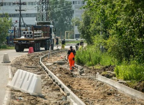 В Сургутском районе продолжается ремонт дорог