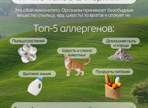 Как распознать сезонную аллергию? // КАРТОЧКИ