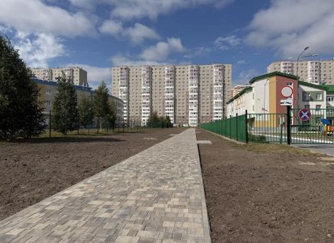 В 40 микрорайоне Сургута появился удобный путь к школе и детскому саду