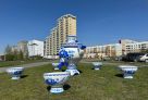 ​Самовар, матрешка и балалайка уйдут на зимовку: в Сургуте готовят новый арт-объект