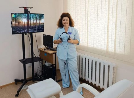 В сельской больнице Тюменской области установили новейший аудиовизуальный комплекс